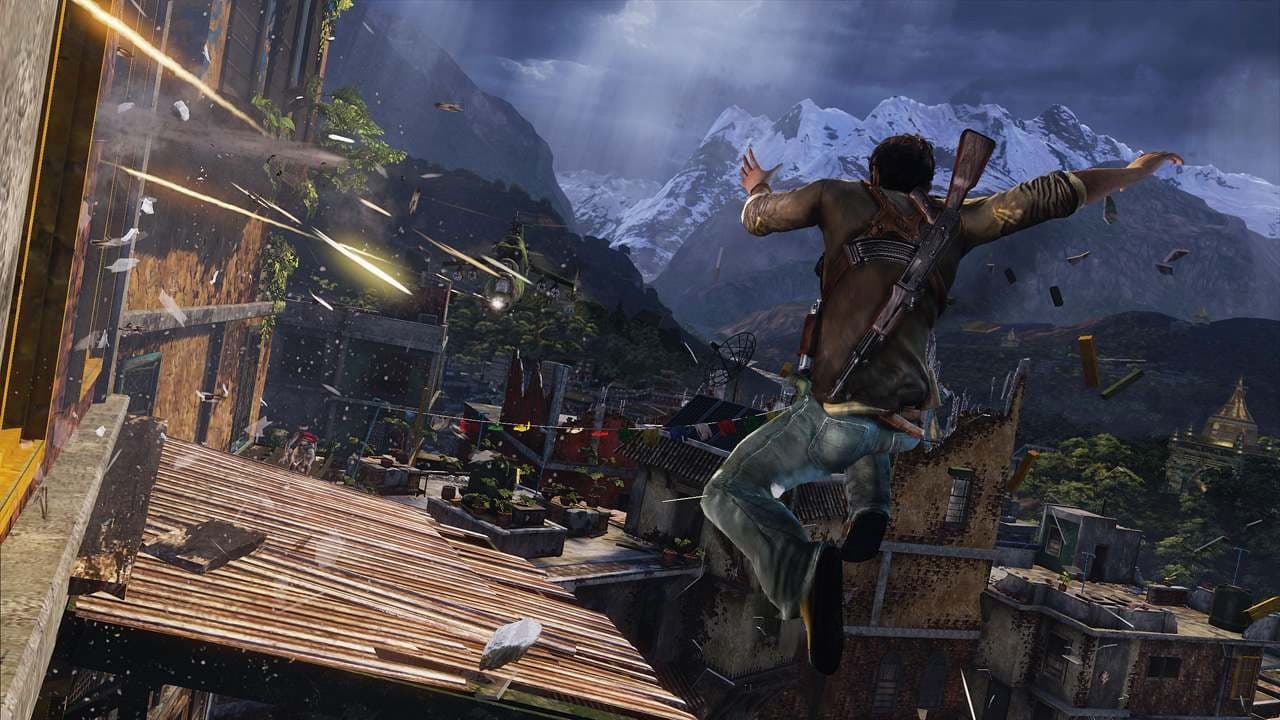 Uncharted 2: Among Thieves — capa do jogo